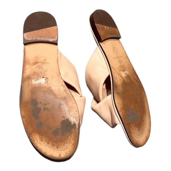 J. CREW Shoes Women's 8.5 Pink Sandal Menorca Padded Cross-Strap BE789 Open Toe - Picture 5 of 7